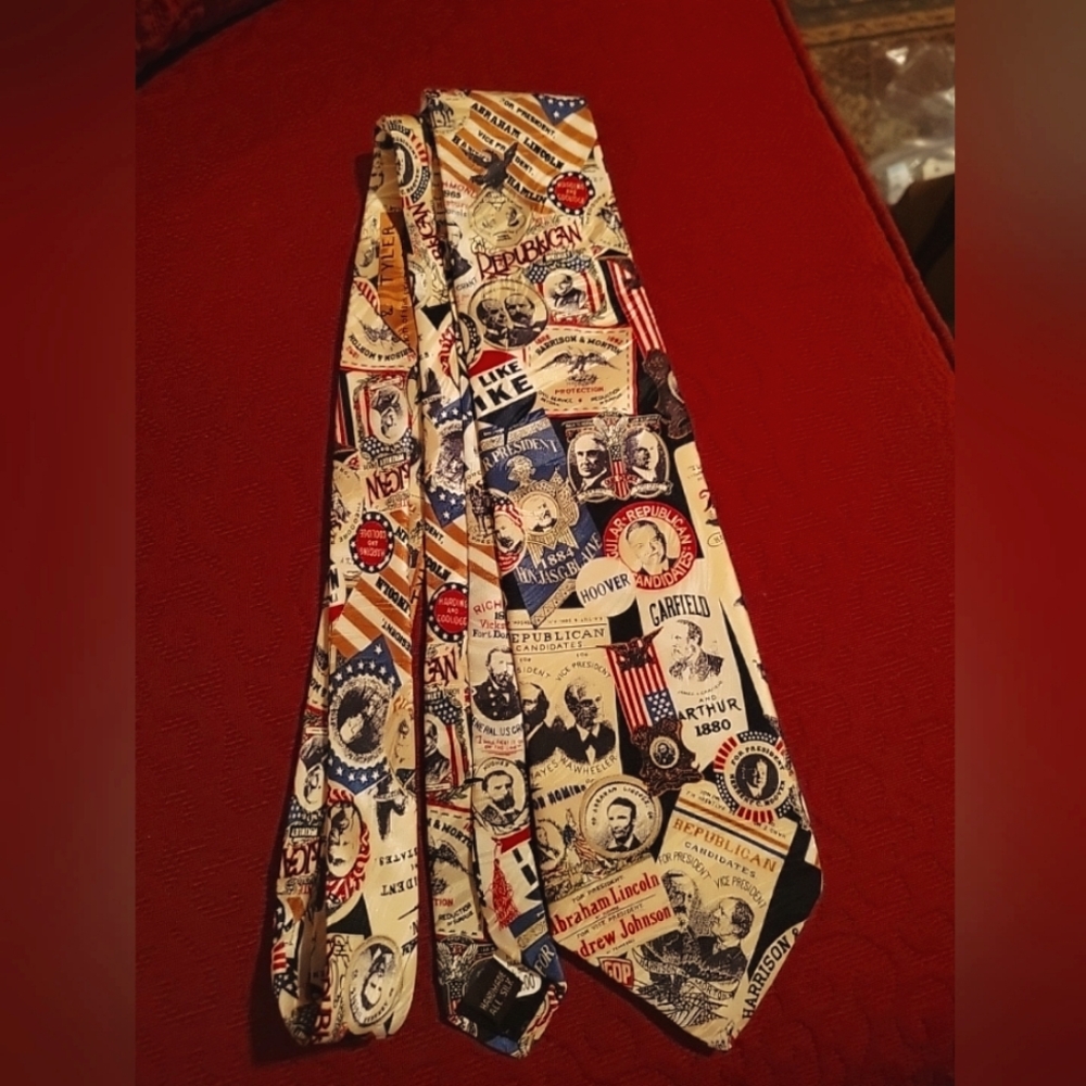 Silk Tie, Republican Candidates by Museum Artifacts